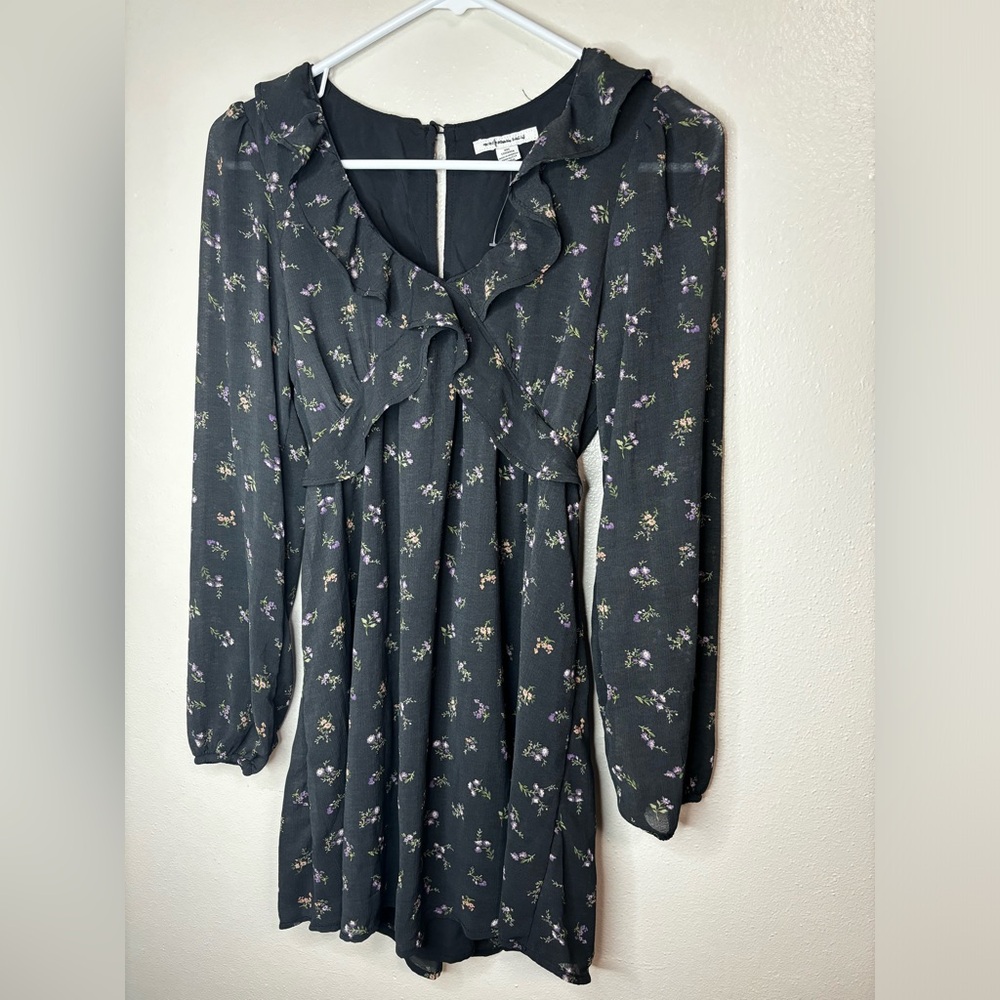 American Eagle Long Sleeve Mini Dress